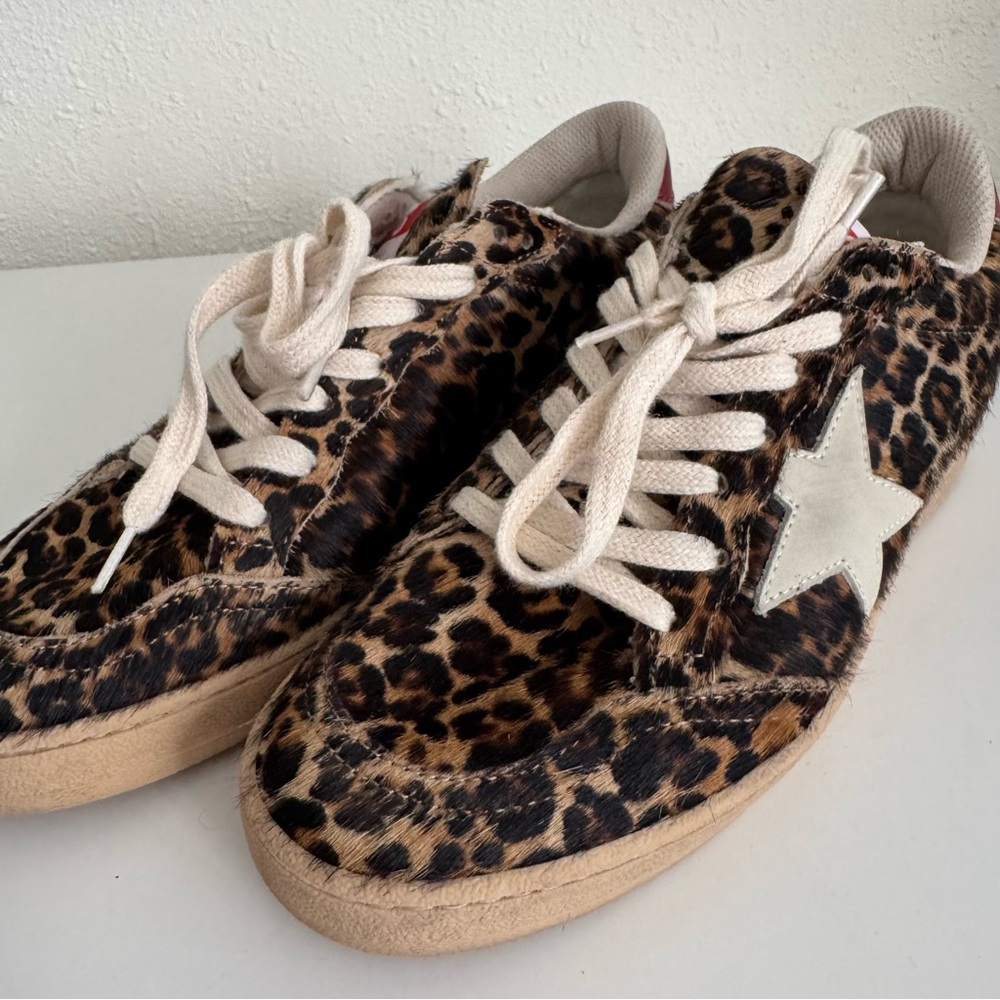 Golden Goose Ball Star Genuine Calf Hair Sneaker (Women) - Picture 2 of 16